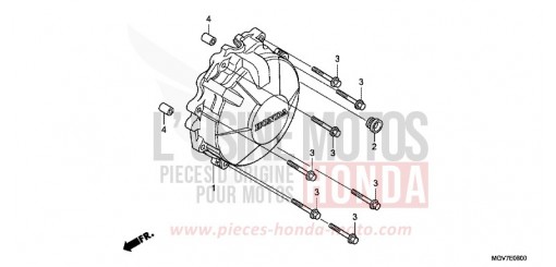 COUVERCLE DE GENERATRICE CBR600FC de 2012